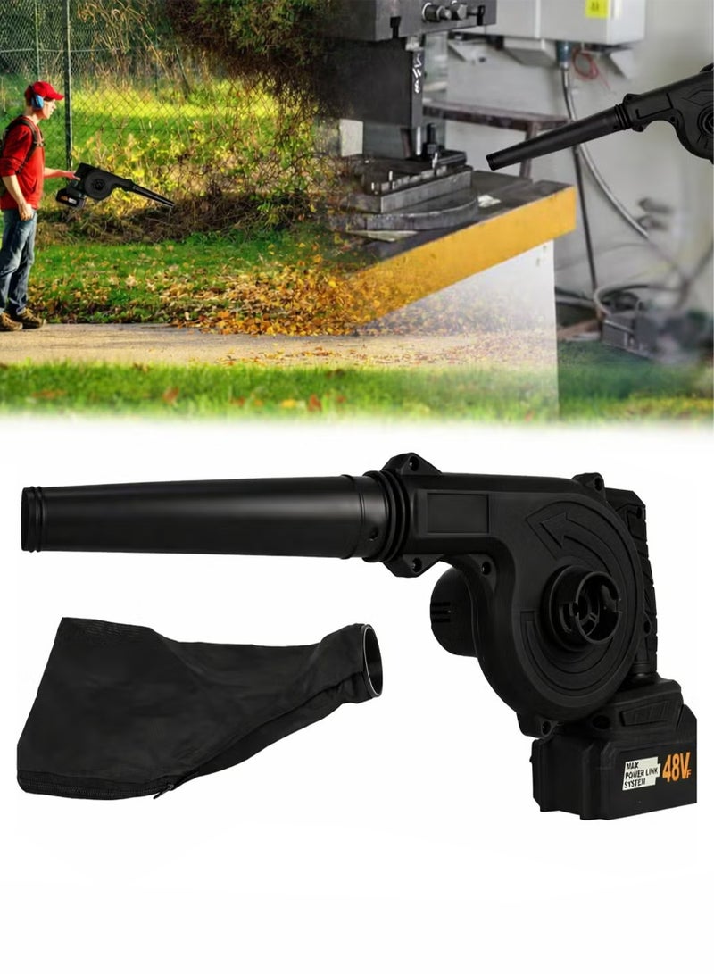 توشونكس منفاخ ومكنسة شفط تربينية 500 واط قابلة لإعادة الشحن 2 في 1 لتنظيف الغبار، للأماكن الصناعية والحدائق والمرآب وأجهزة الكمبيوتر وتجفيف السيارات - Image 1